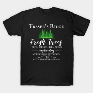 Fraser's Ridge Christmas Trees Holiday T-Shirt